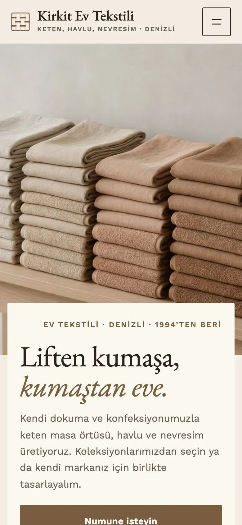 Atkı teması telefonda: giriş ekranı