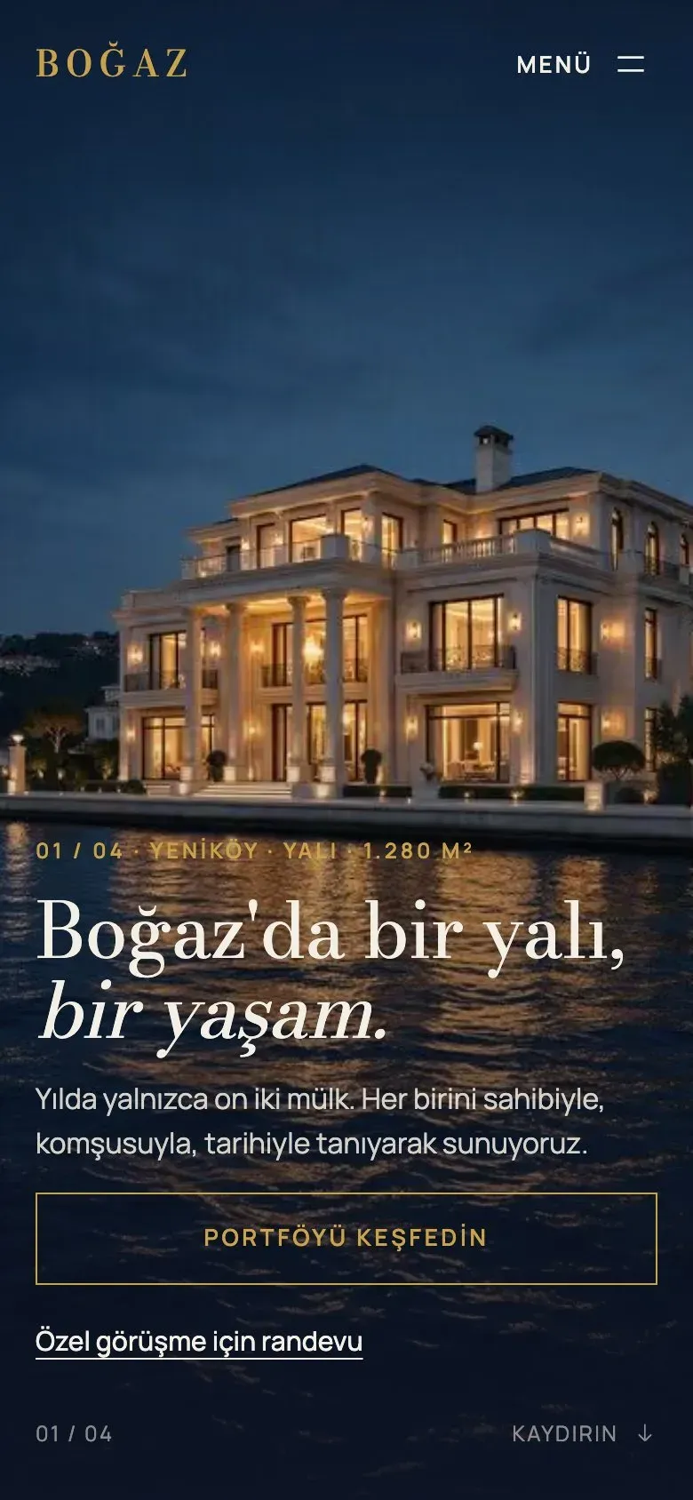 Boğaz teması telefonda: giriş ekranı