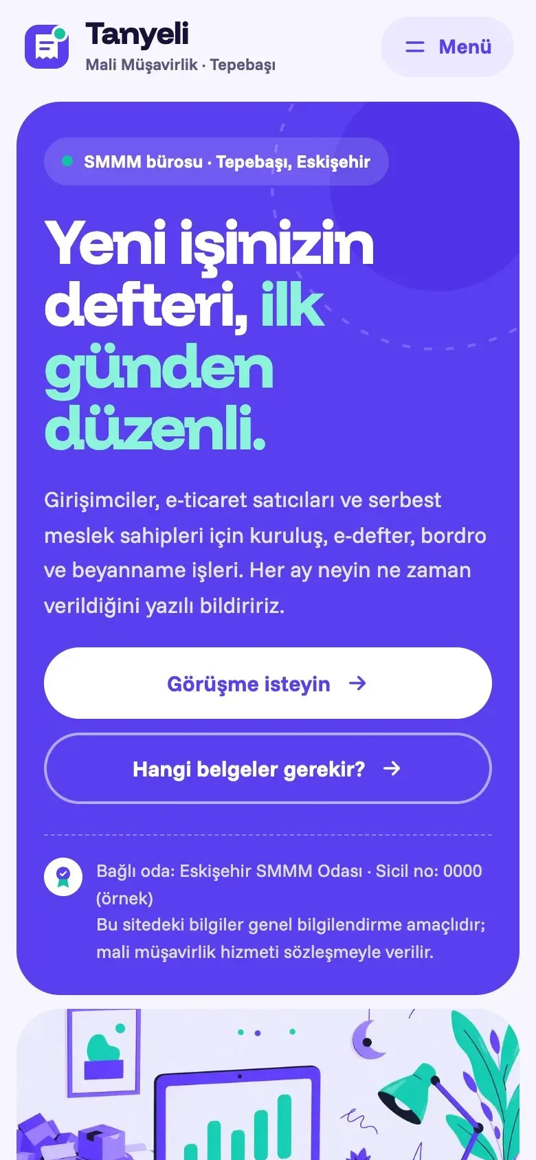 Bordro teması telefonda: giriş ekranı