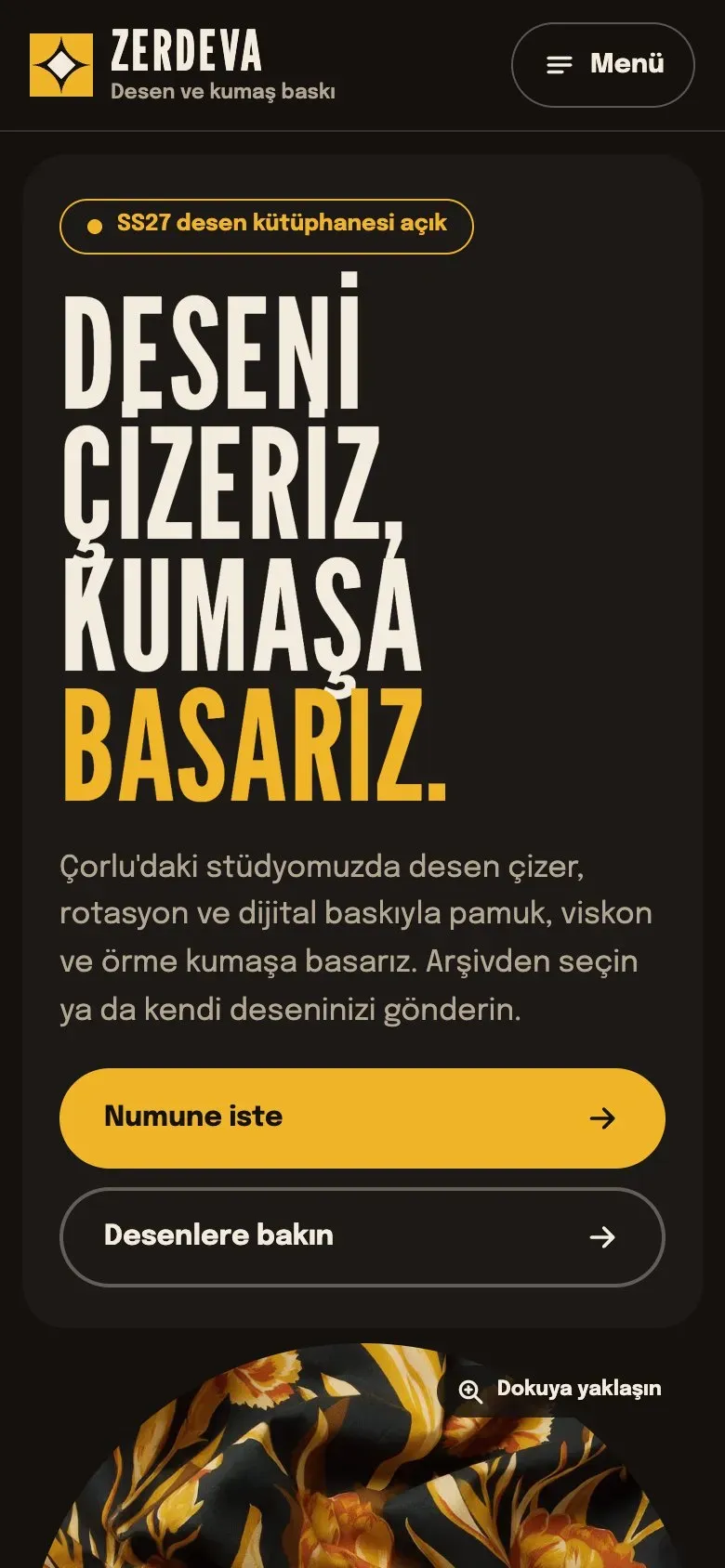 Desen teması telefonda: giriş ekranı