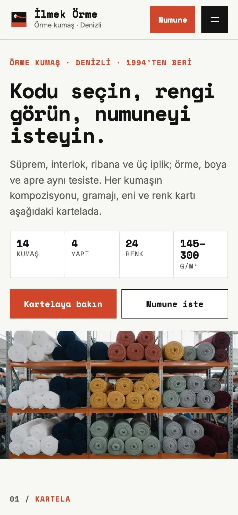 Kartela teması telefonda: giriş ekranı
