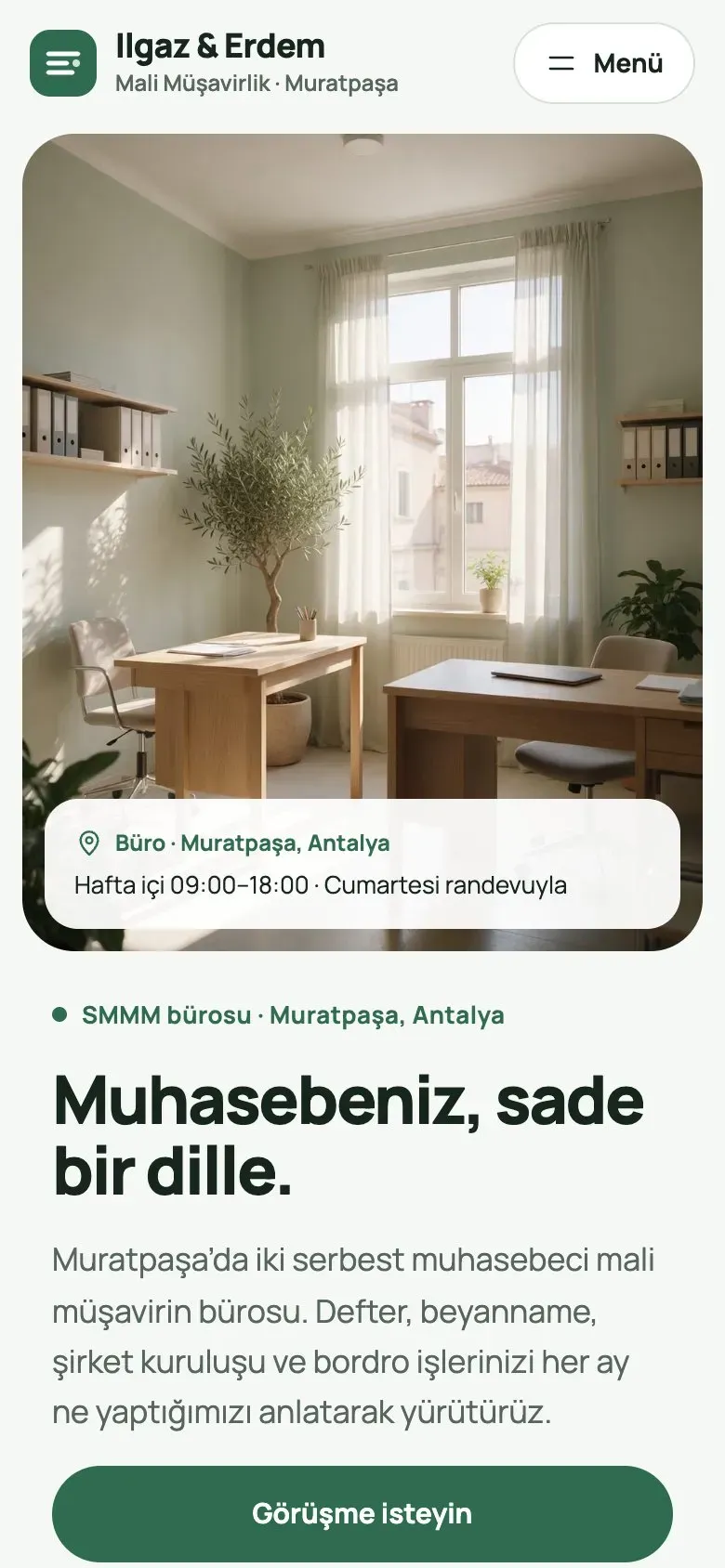 Mizan teması telefonda: giriş ekranı