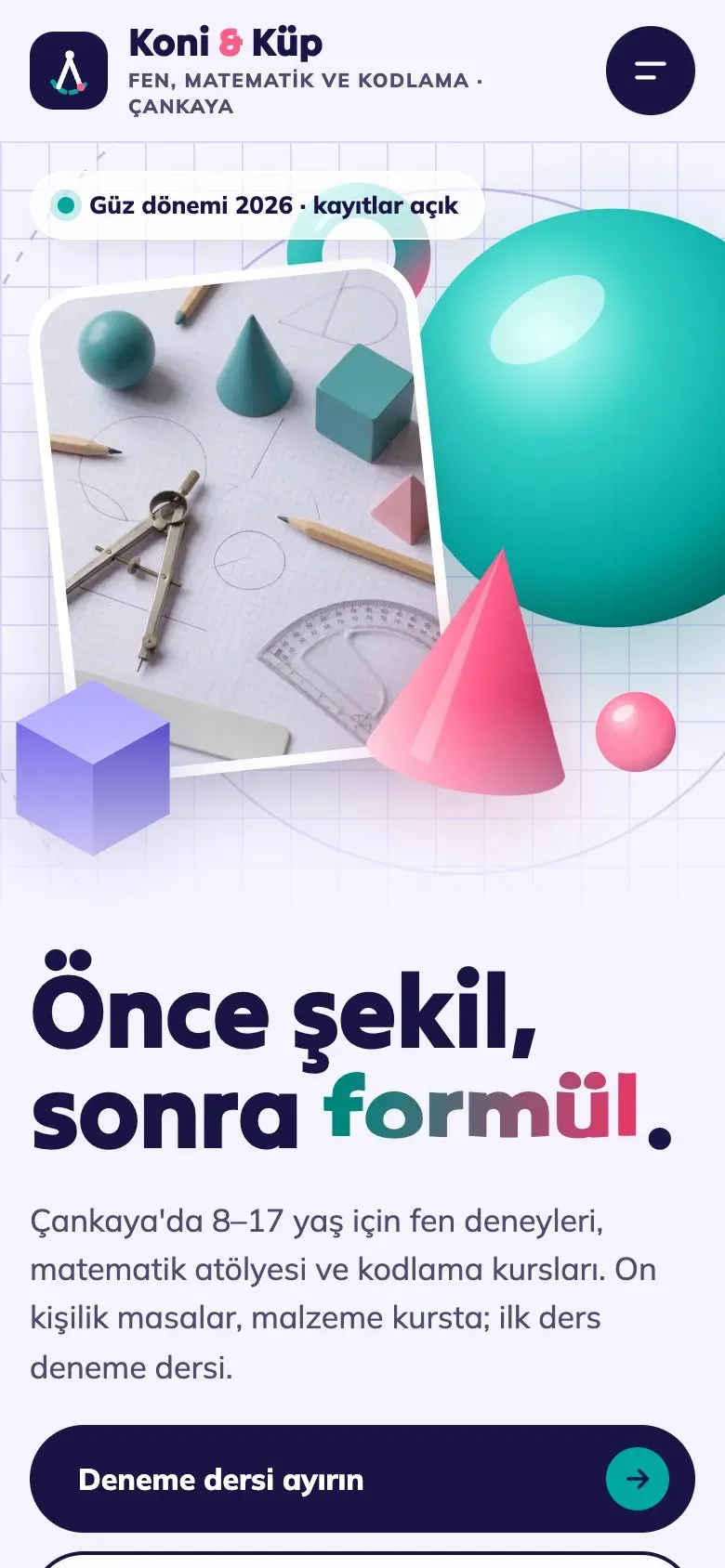 Pergel teması telefonda: giriş ekranı