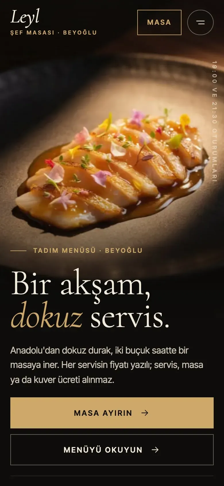 Tadım teması telefonda: giriş ekranı