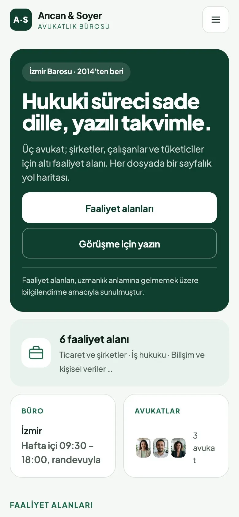 Tebliğ teması telefonda: giriş ekranı