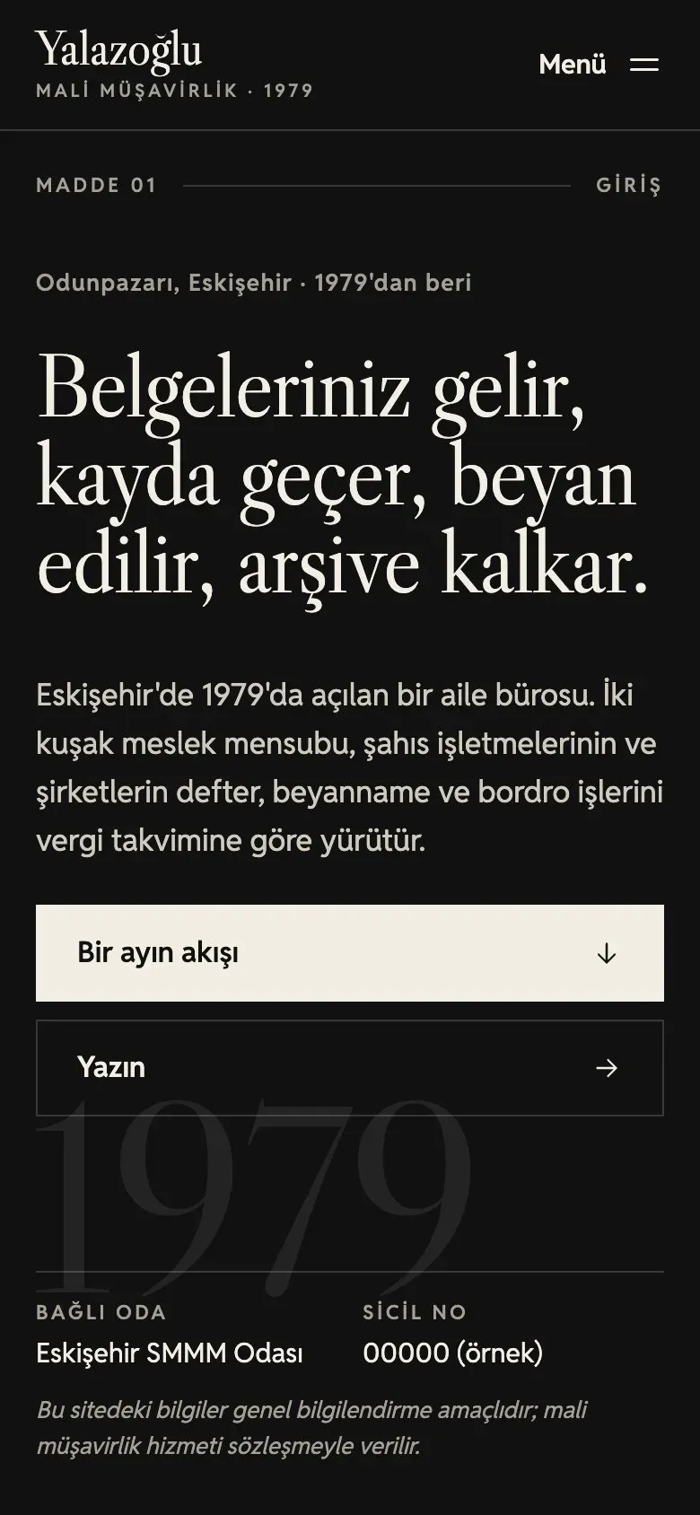Yevmiye teması telefonda: giriş ekranı